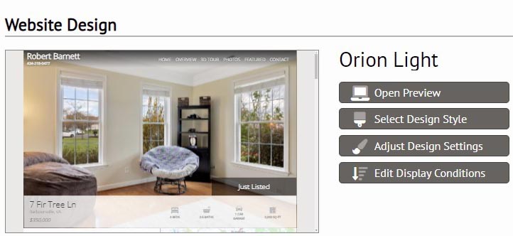 Single Property Website